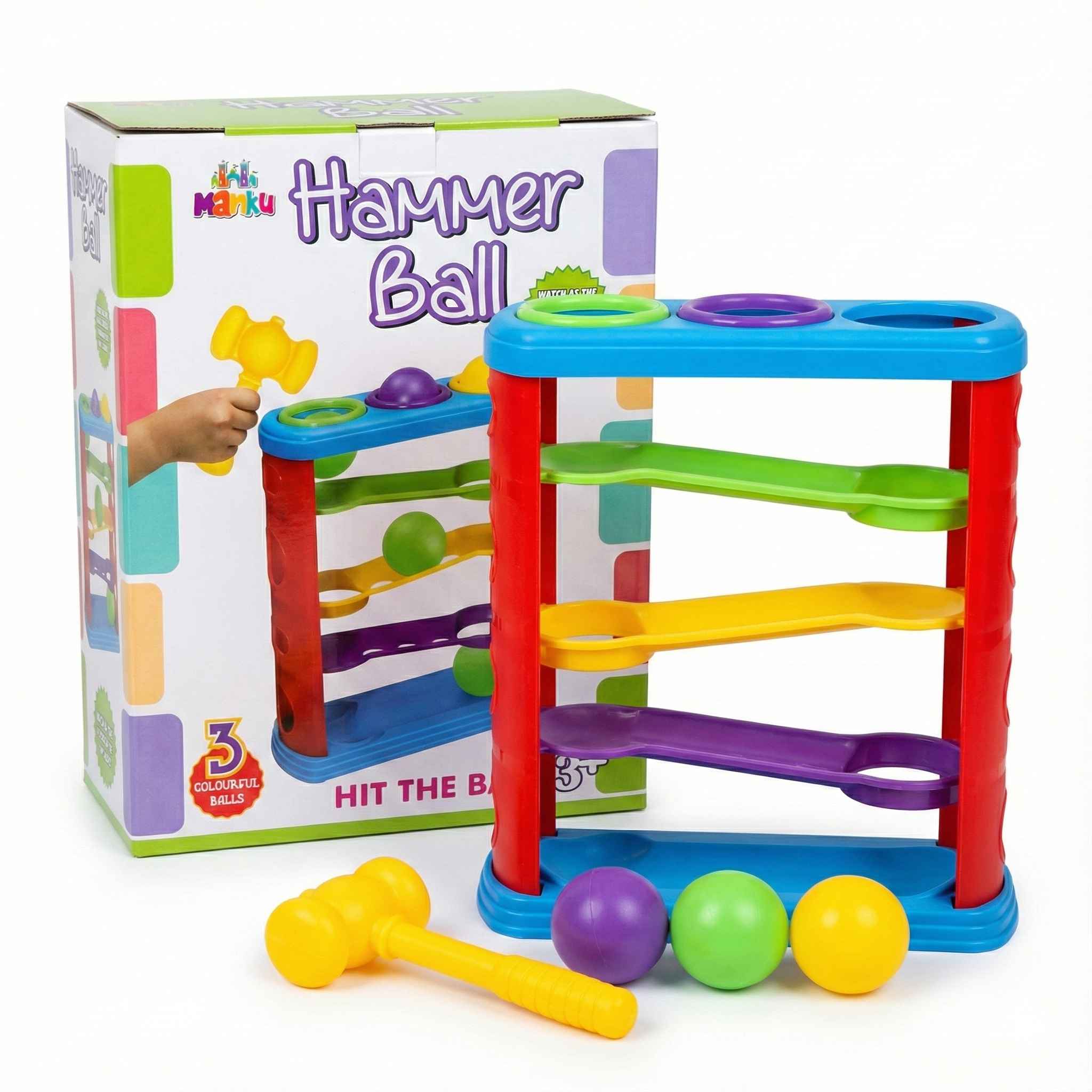 Hammer Ball Activity Toy Manku