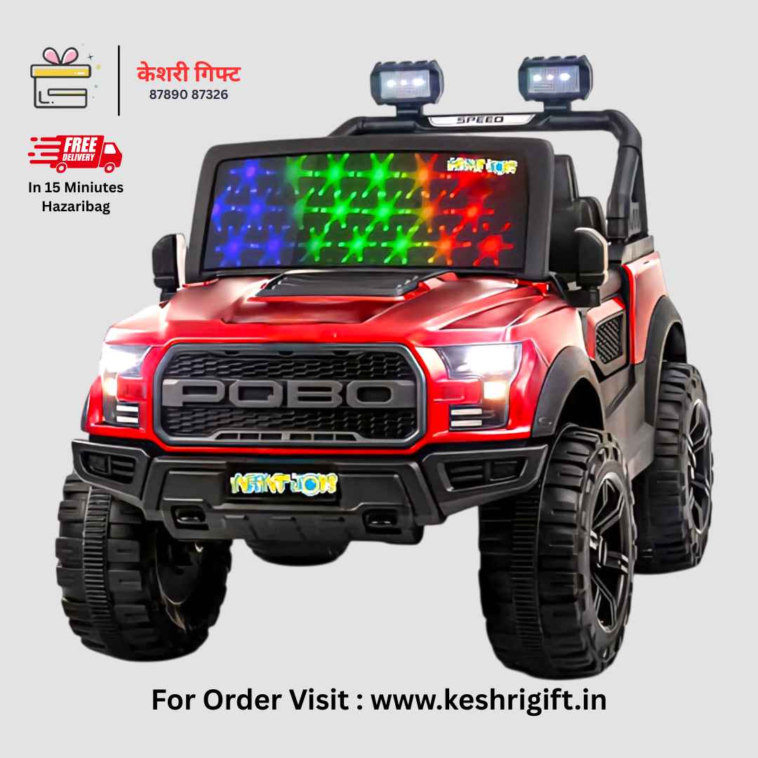 Pobo Jeep 4 x 4 Large Size Red