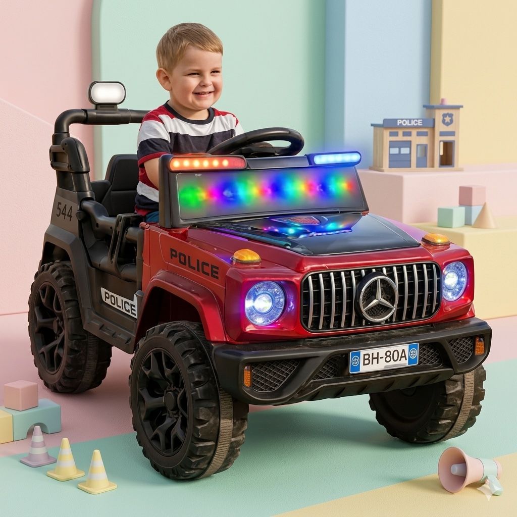 BH 80A Jeep 4 x 4 Samll | Red | Kids Jeep