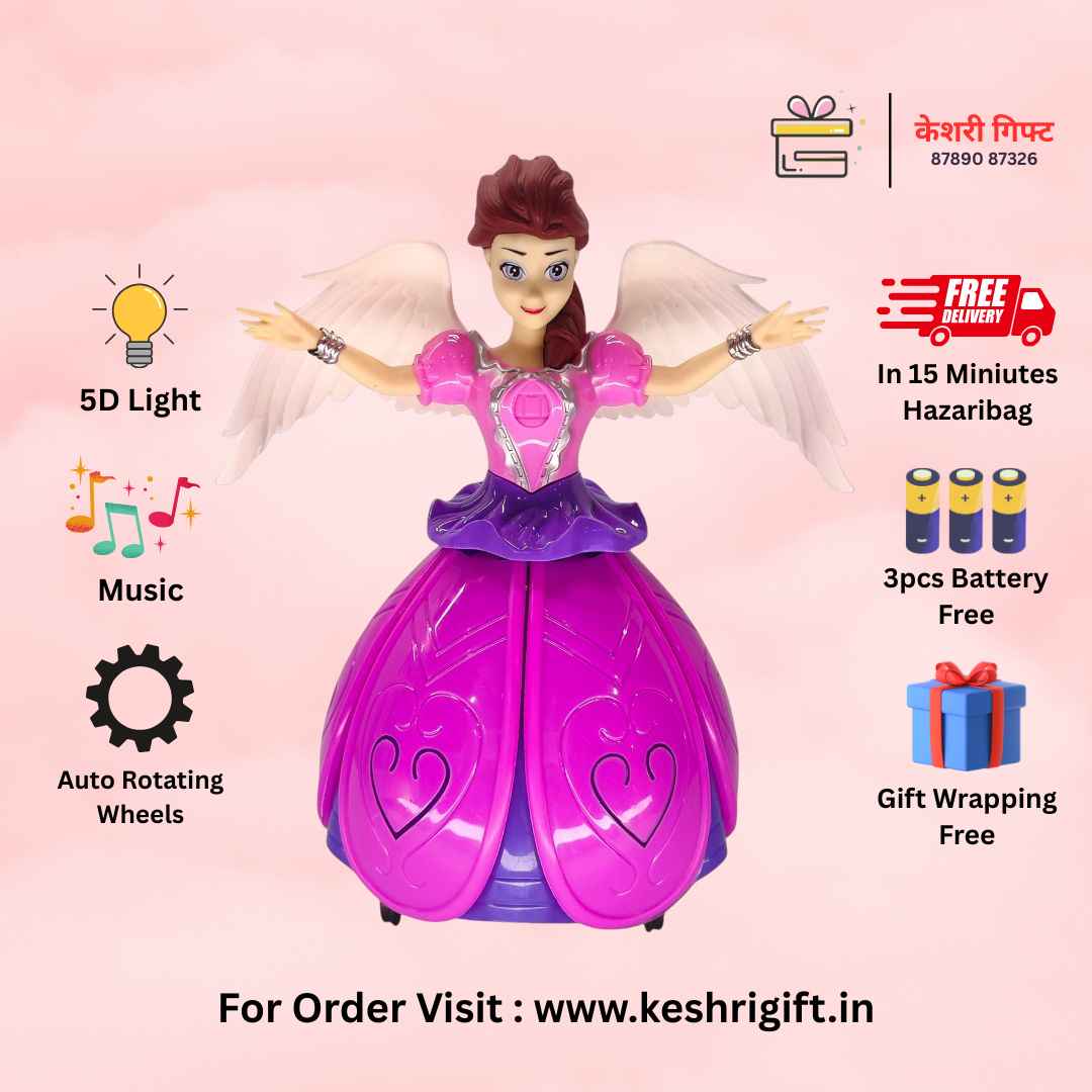 Angle Girl with Light & Music