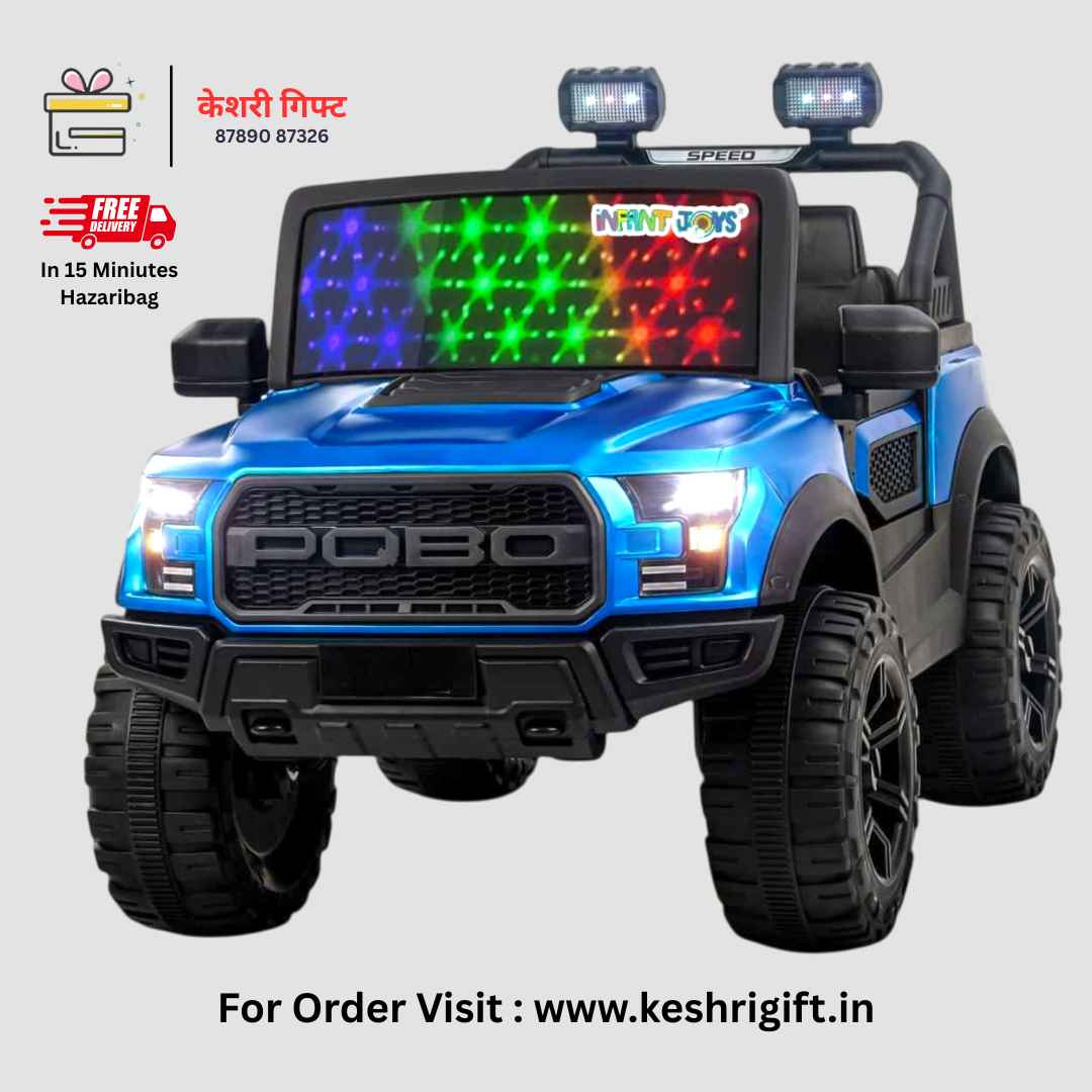 Pobo Jeep 4 x 4 Large Size Blue