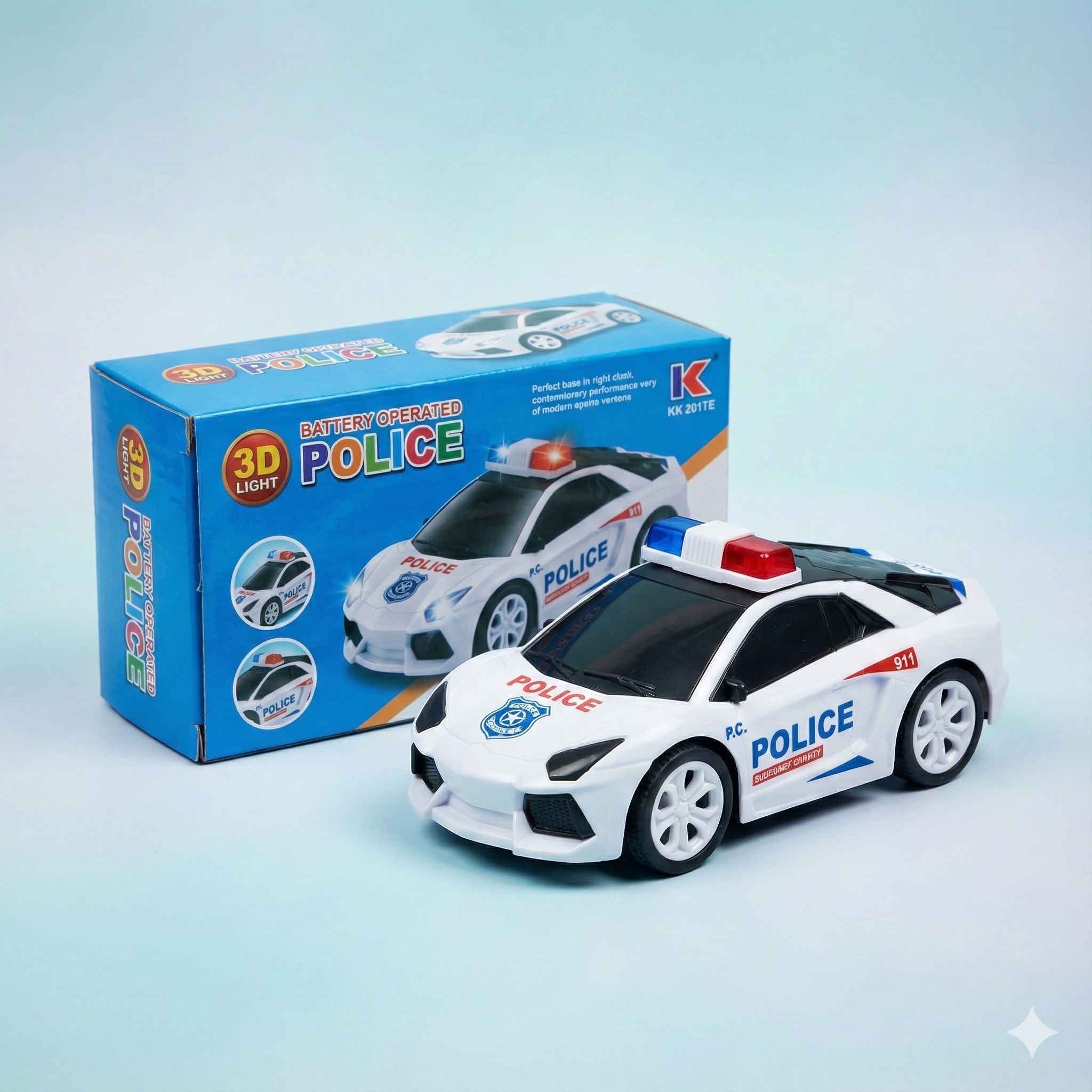 Police Car with Light & Music